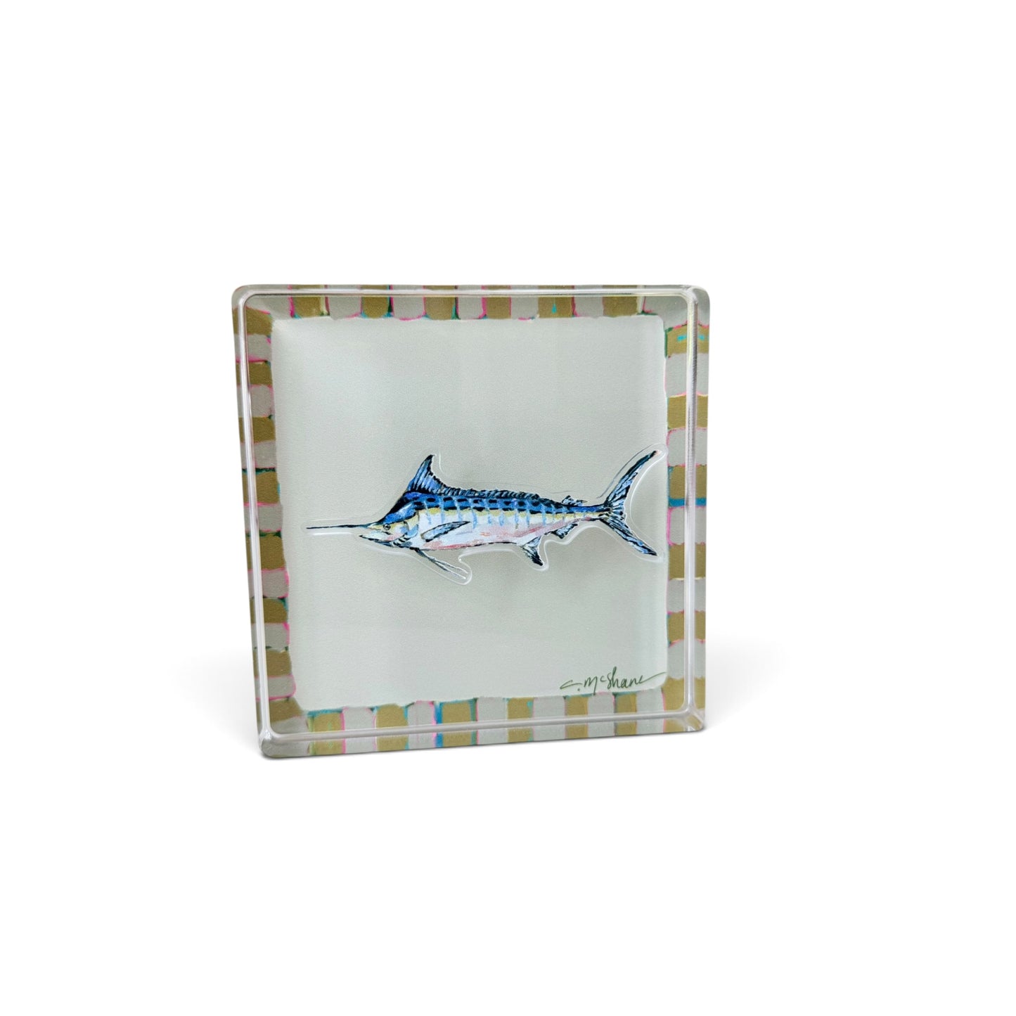 Tan Magnet Block | Interchangeable Acrylic Tabletop Display