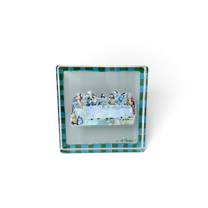Blue & Green Magnet Block | Interchangeable Acrylic Tabletop Display