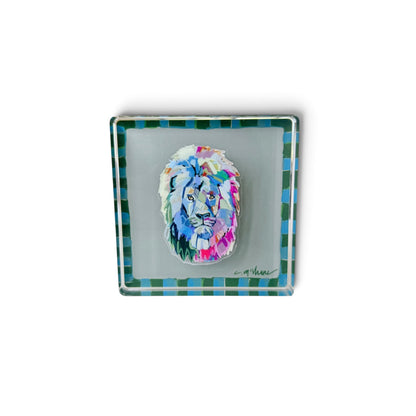 Blue & Green Magnet Block | Interchangeable Acrylic Tabletop Display
