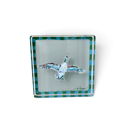 Blue & Green Magnet Block | Interchangeable Acrylic Tabletop Display