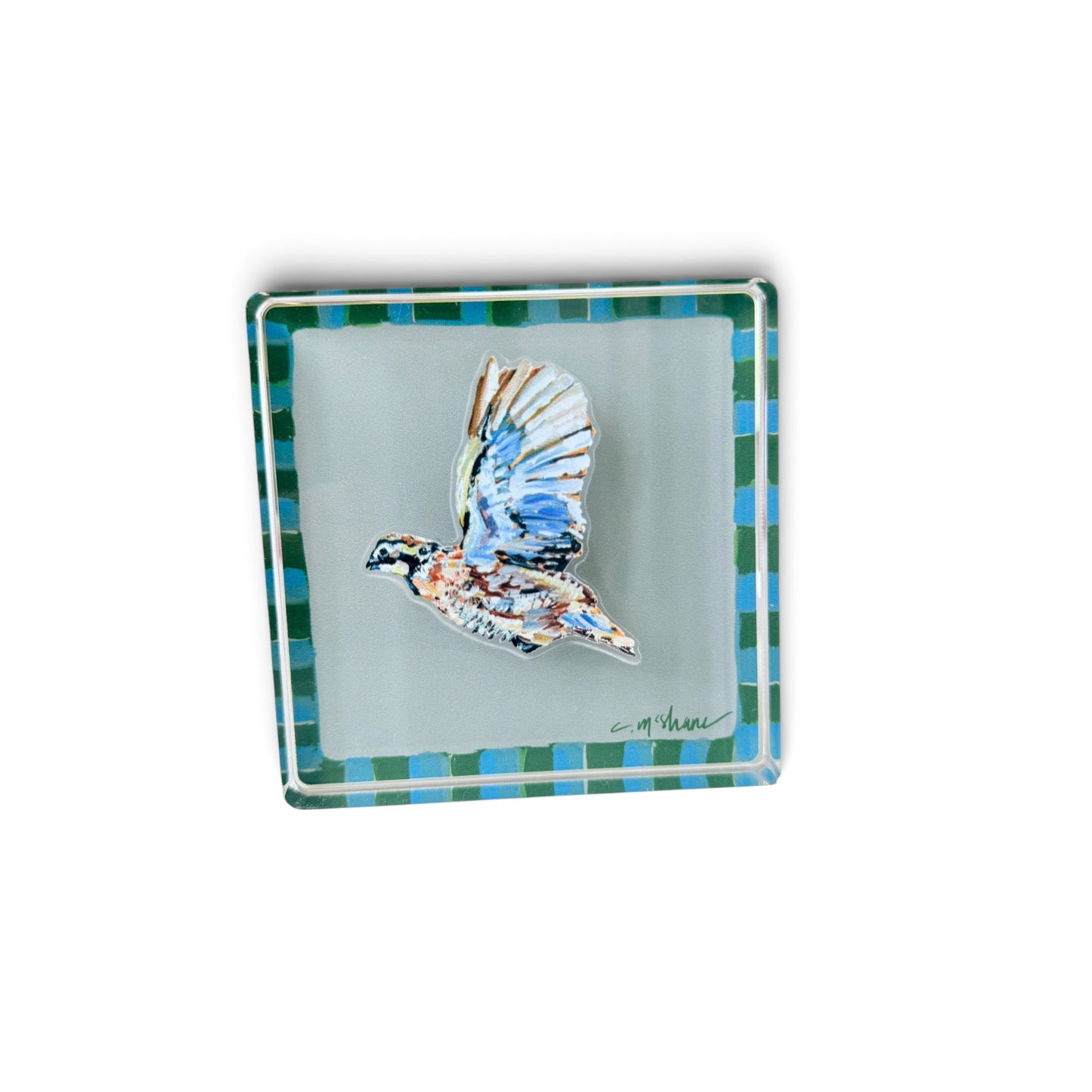 Blue & Green Magnet Block | Interchangeable Acrylic Tabletop Display