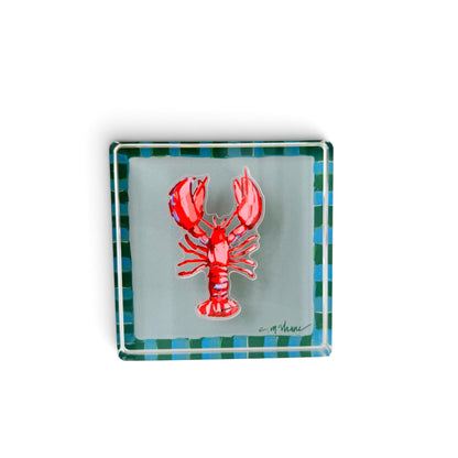 Blue & Green Magnet Block | Interchangeable Acrylic Tabletop Display