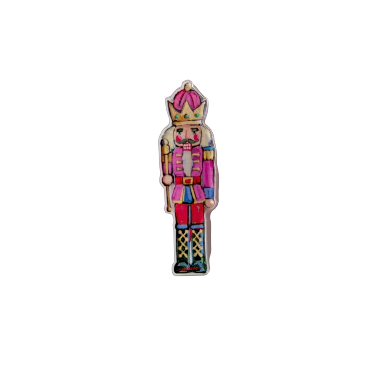 Nutcracker Acrylic Magnet | Interchangeable Tabletop & Refrigerator Magnet