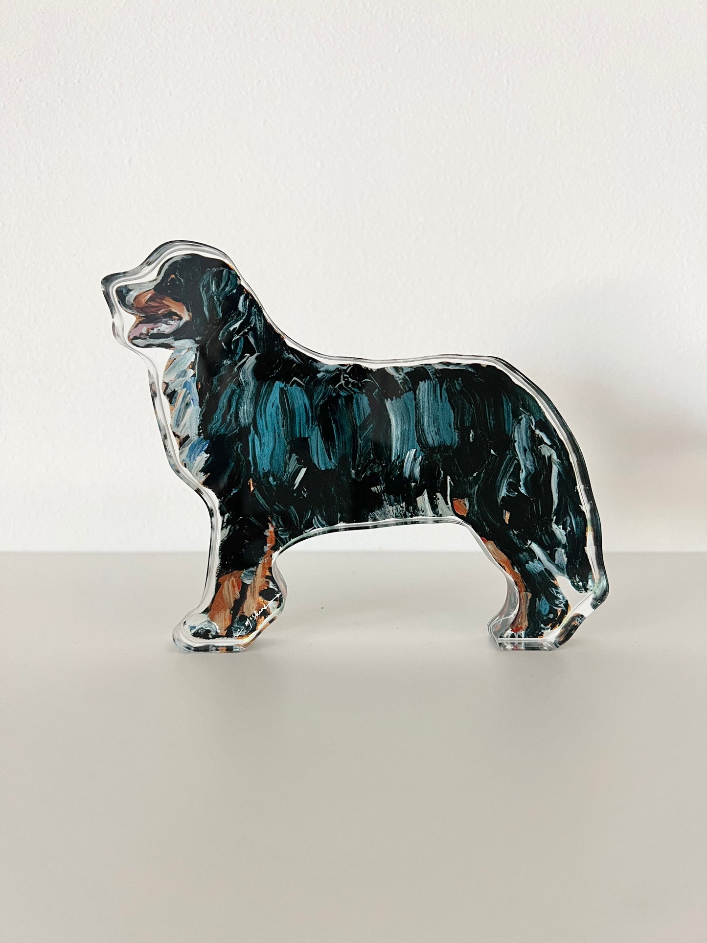 "Bernese Mountain Dog" acrylic block WHOLESALE