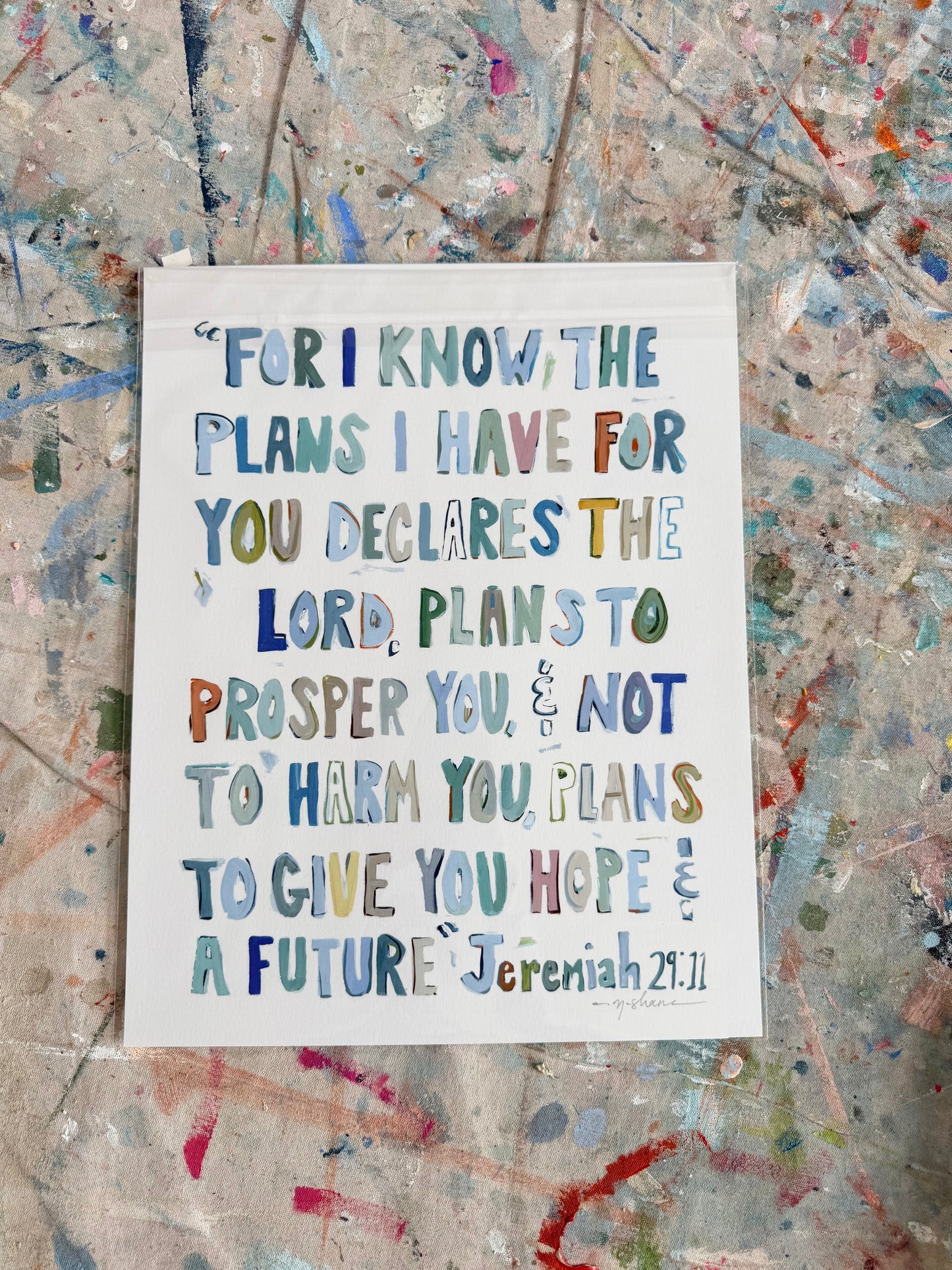Jeremiah 11X14 hand signed paper print