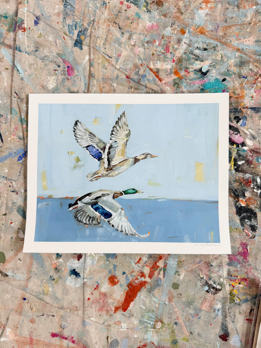 "Soaring High" 10X8 hand signed paper print
