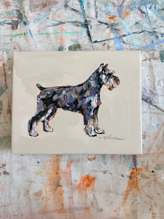 "Schnauzer Abstact" original