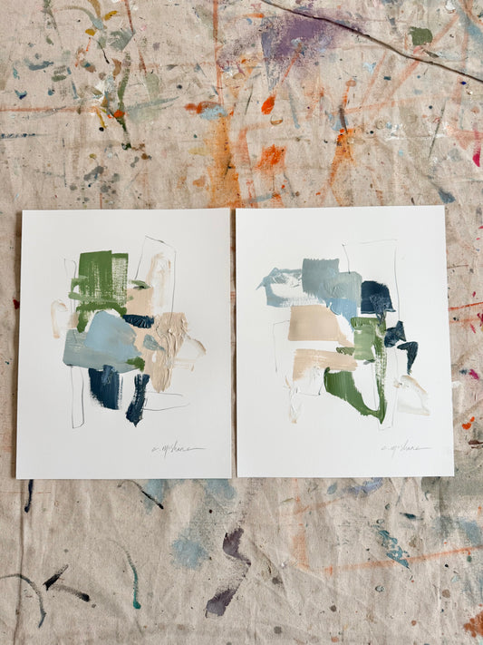 Original Abstract (Set of 2)