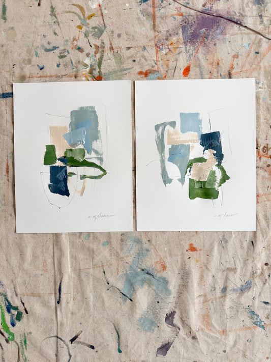 Original Abstract (Set of 2)