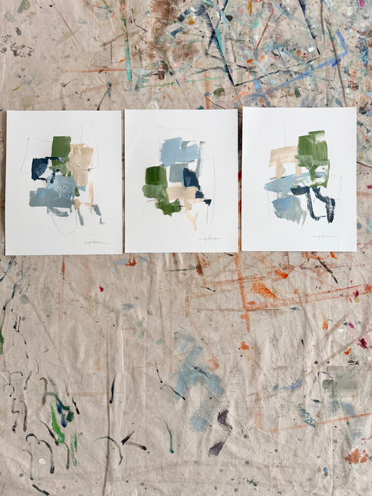Original Abstract (Set of 3)