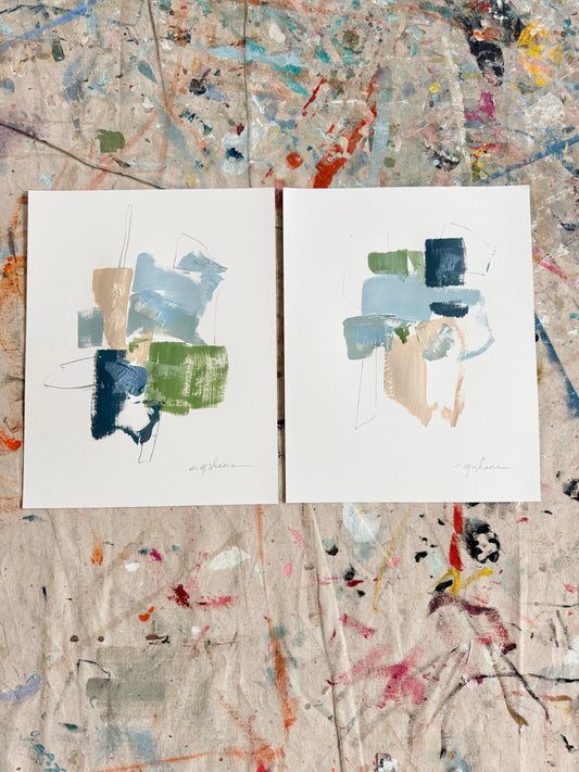 Original Abstract (Set of 2)