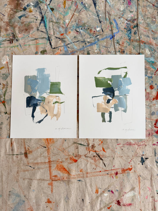 Original Abstract (Set of 2)