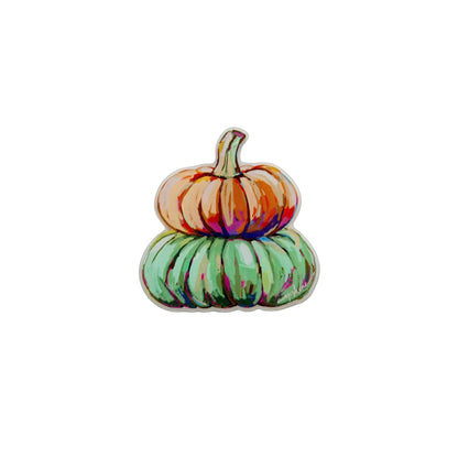 Pumpkin Acrylic Magnet | Interchangeable Tabletop & Refrigerator Magnet
