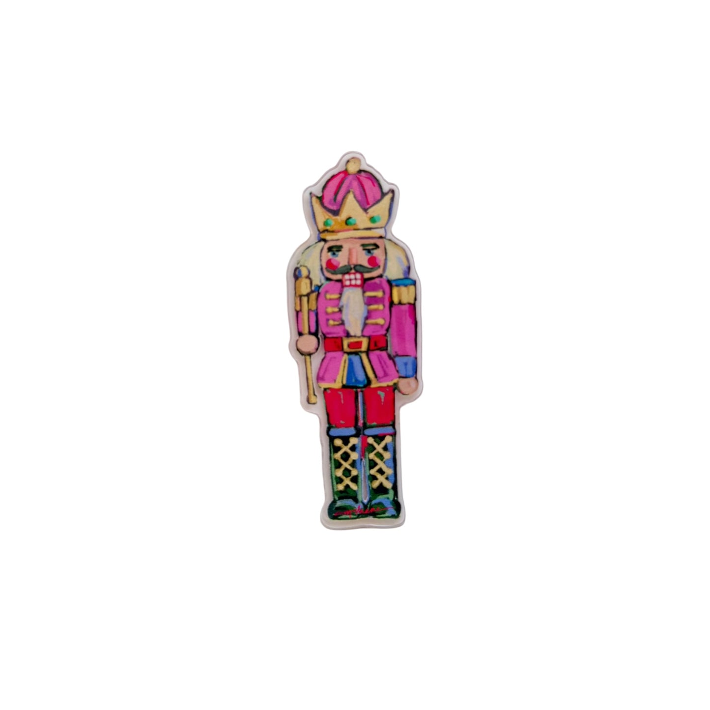 Nutcracker Acrylic Magnet | Interchangeable Tabletop & Refrigerator Magnet