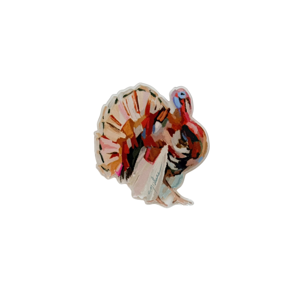 Turkey Acrylic Magnet | Interchangeable Tabletop & Refrigerator Magnet