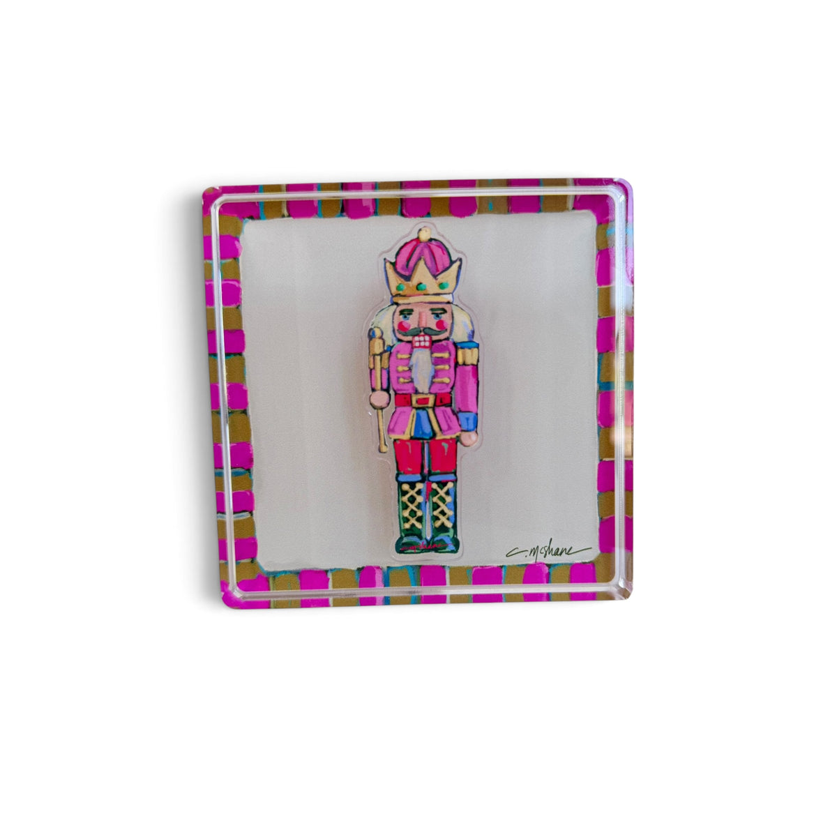 Nutcracker Acrylic Magnet | Interchangeable Tabletop & Refrigerator Magnet