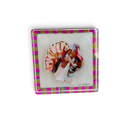 Turkey Acrylic Magnet | Interchangeable Tabletop & Refrigerator Magnet