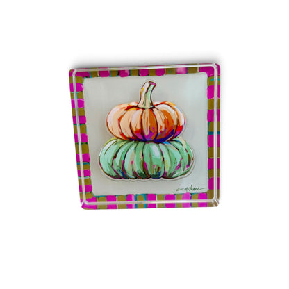 Pumpkin Acrylic Magnet | Interchangeable Tabletop & Refrigerator Magnet
