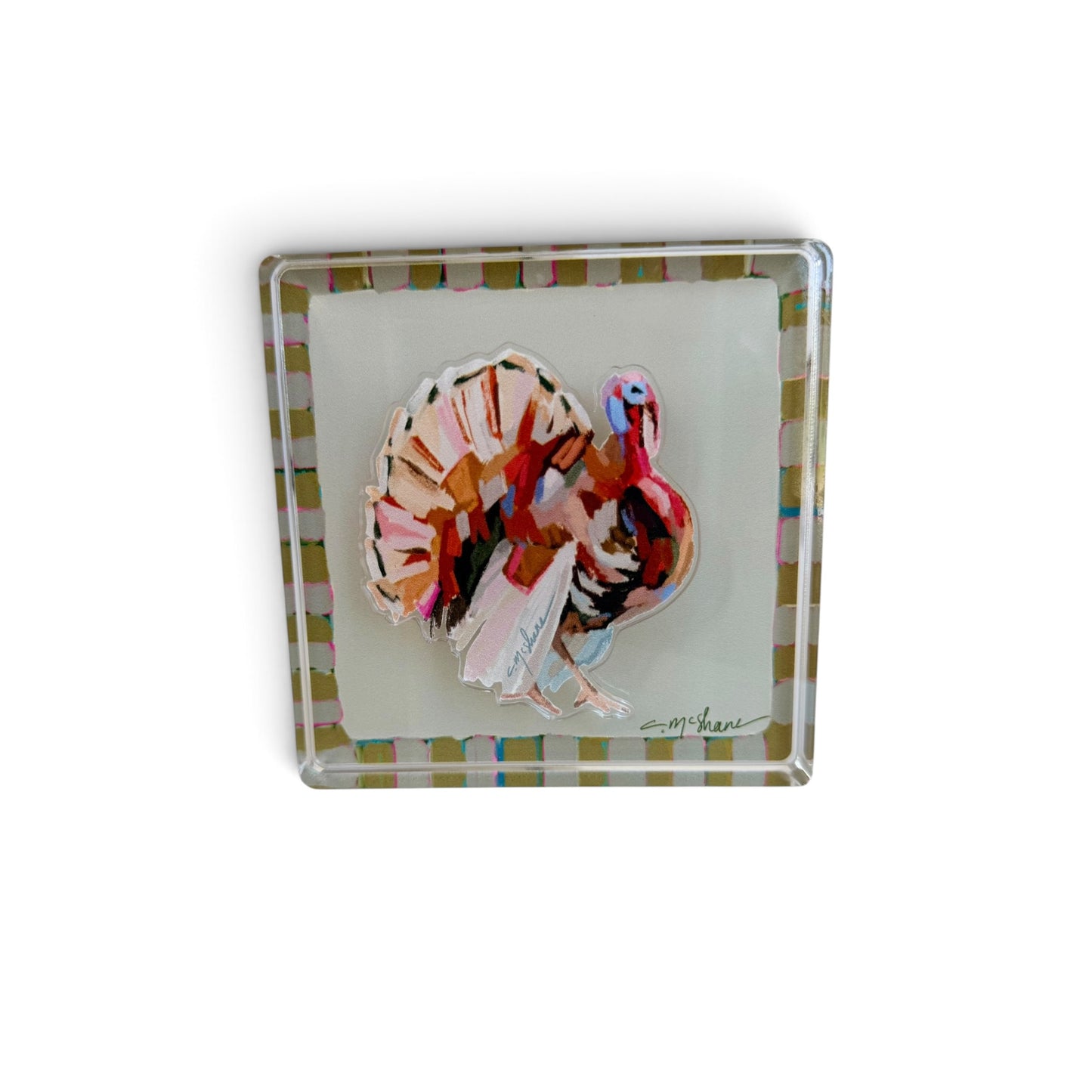 Turkey Acrylic Magnet | Interchangeable Tabletop & Refrigerator Magnet