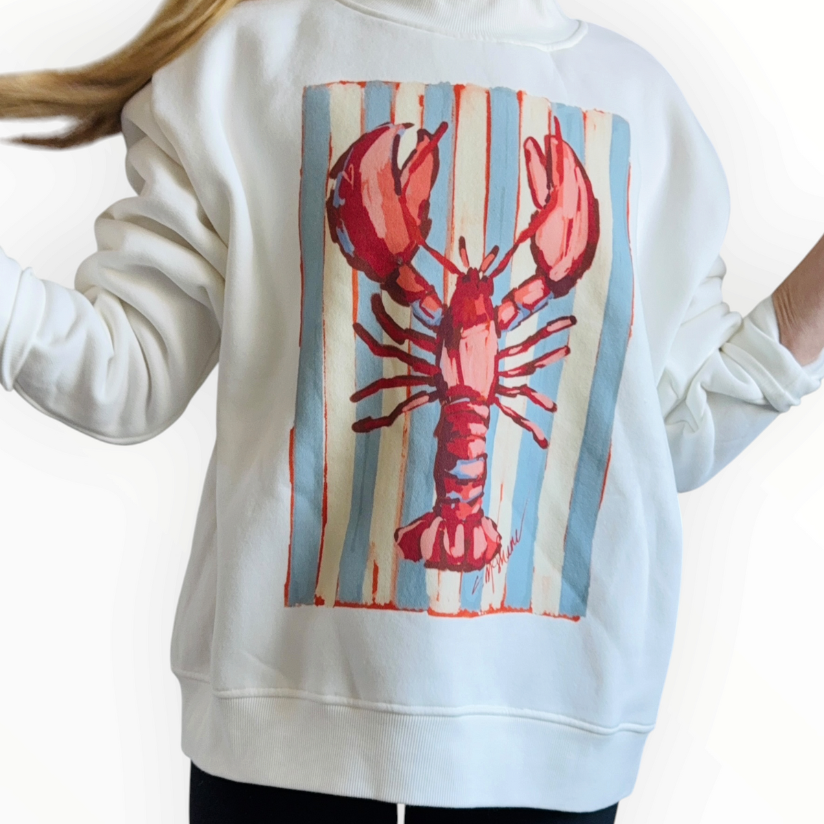 "Lobster Rollin" Mock Neck (One Size)