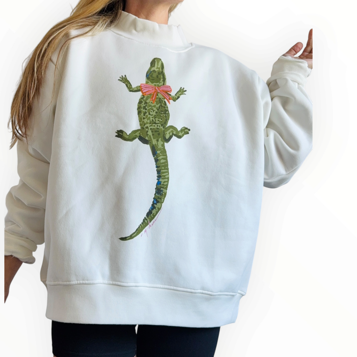 "Gator Love" Mock Neck (One Size)