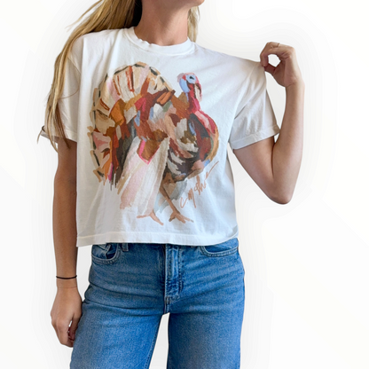 "Gobble Gobble" Turkey Comfort Color Art-T-shirt