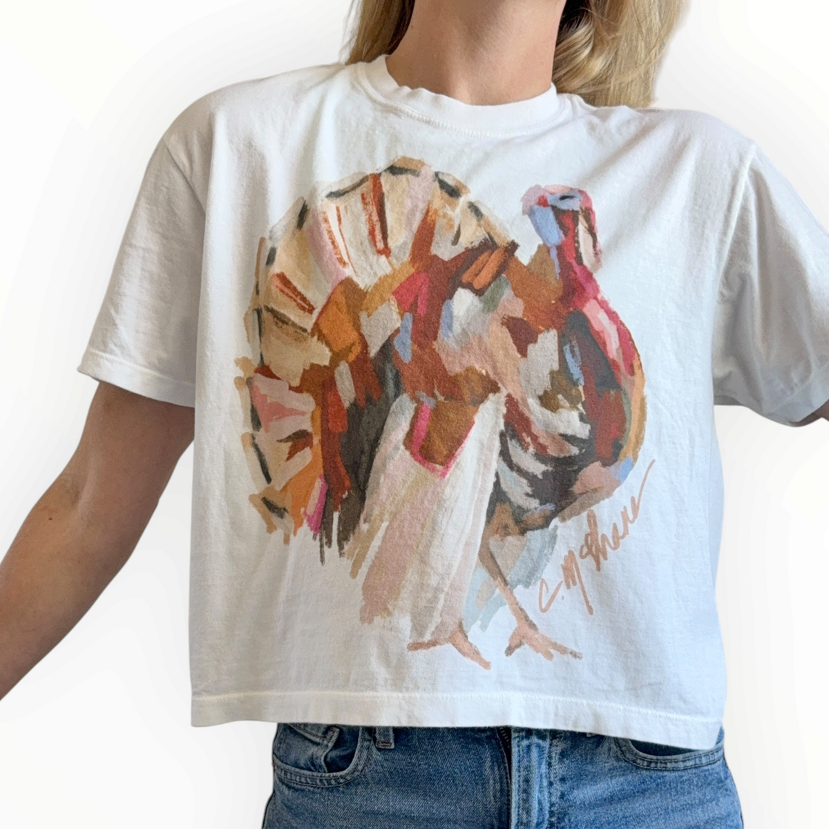 "Gobble Gobble" Turkey Comfort Color Art-T-shirt