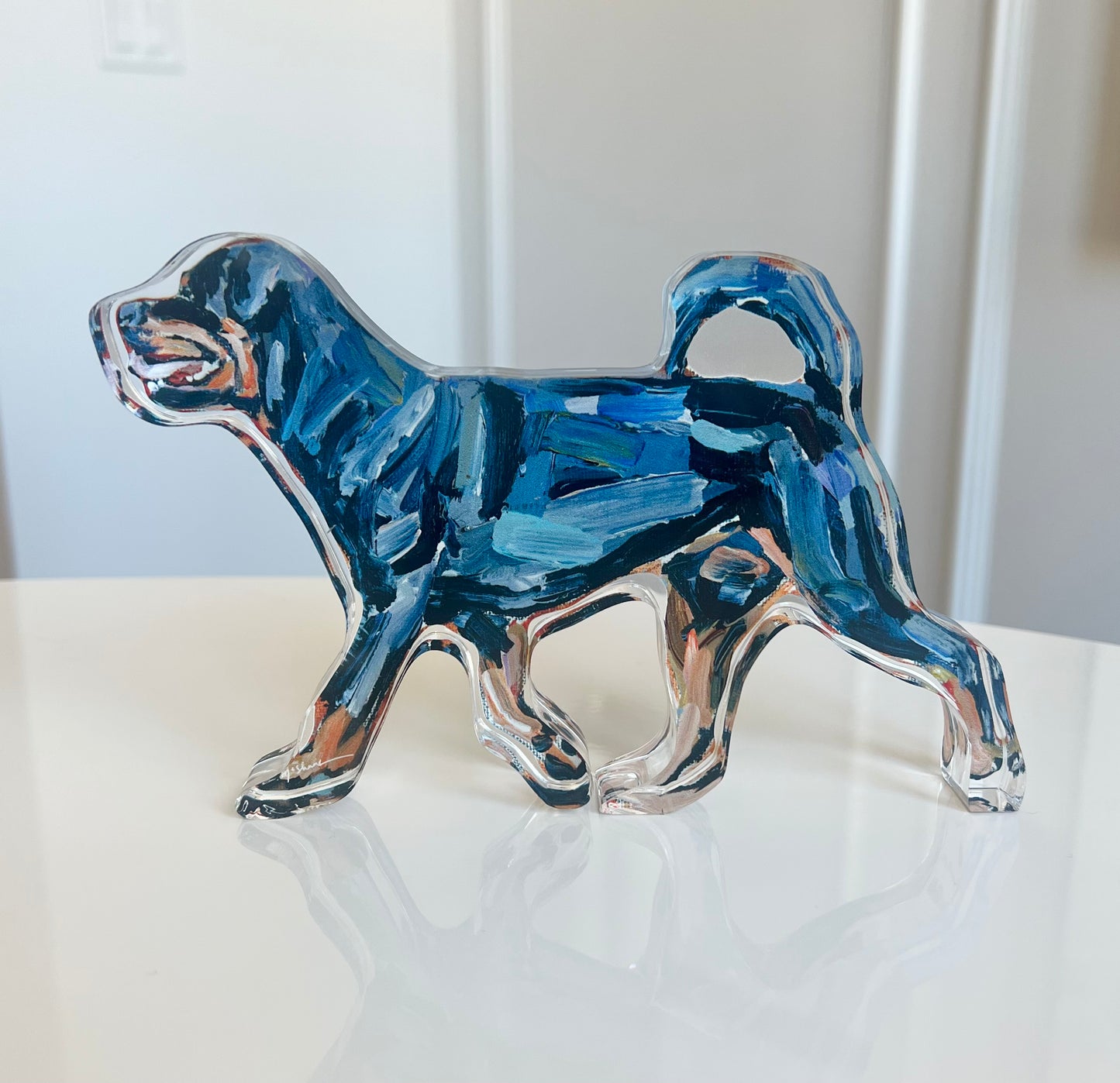 "Rottweiler" acrylic block WHOLESALE