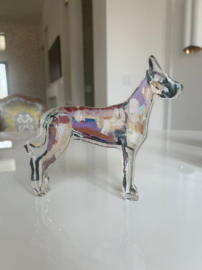 Great Dane Fawn (Acrylic Cut Out)