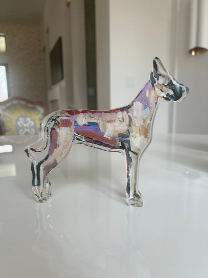 "Great Dane Fawn" acrylic WHOLESALE