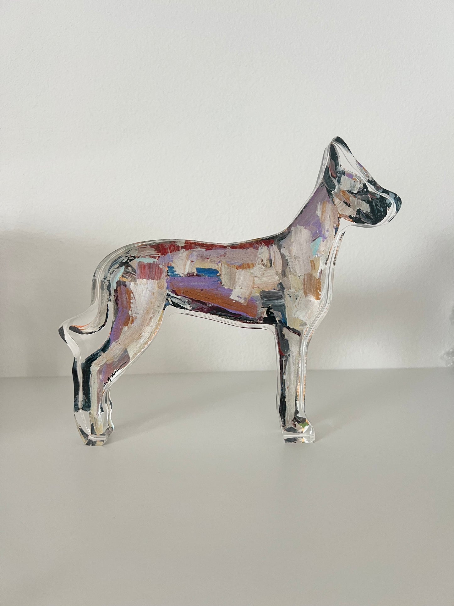 Great Dane Fawn (Acrylic Cut Out)