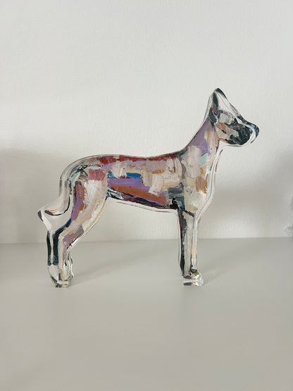 "Great Dane Fawn" acrylic WHOLESALE