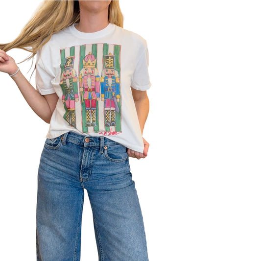 "The Nutty Bunch" Nutcrackers Comfort Color Art-T-shirt
