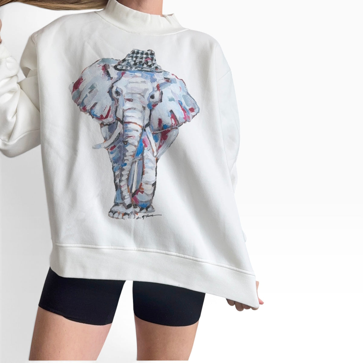 "Elephant" Mock Neck (One Size)