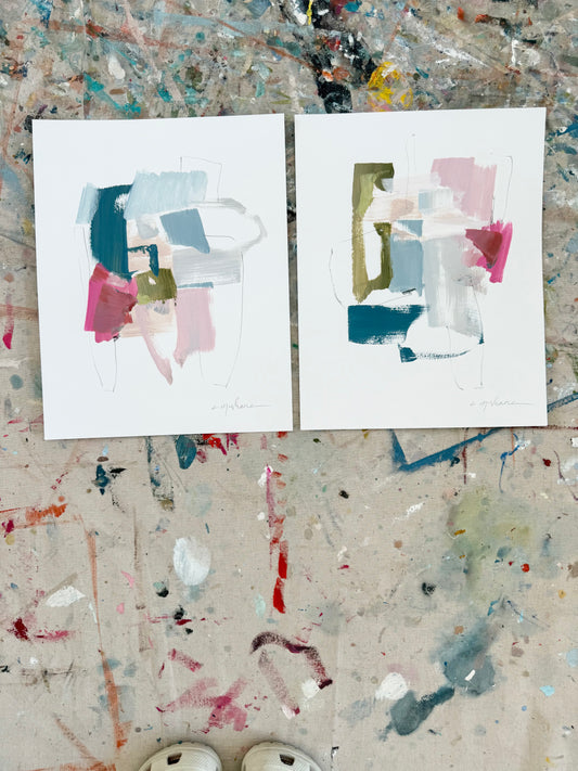 Original Abstract (Set of 2)