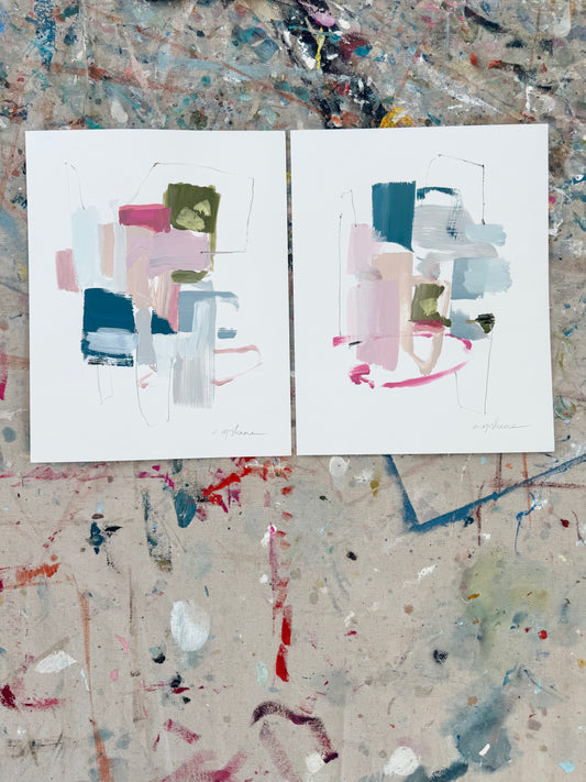 Original Abstract (Set of 2)