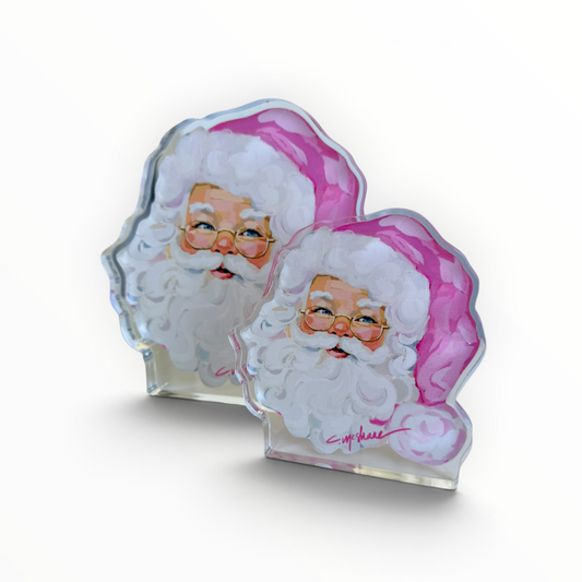 Santa Baby Acrylic Tabletop Art | Christmas Display