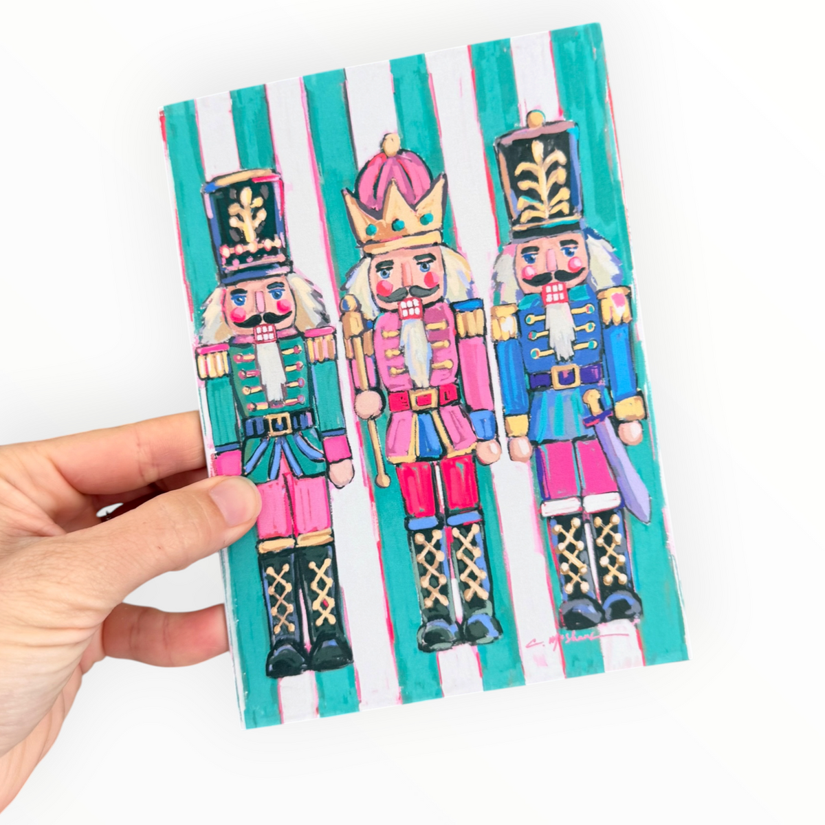 Nutcracker Christmas Framable Card