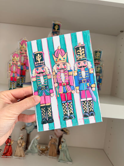 Nutcracker Christmas Framable Card