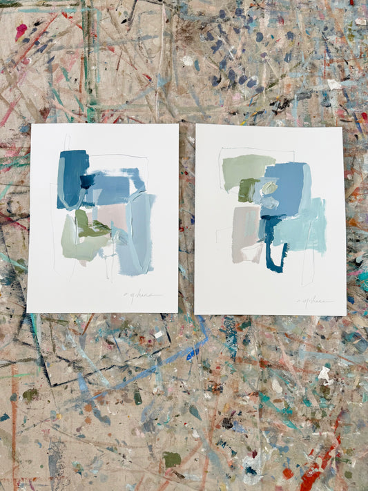 Original Abstract (Set of 2)