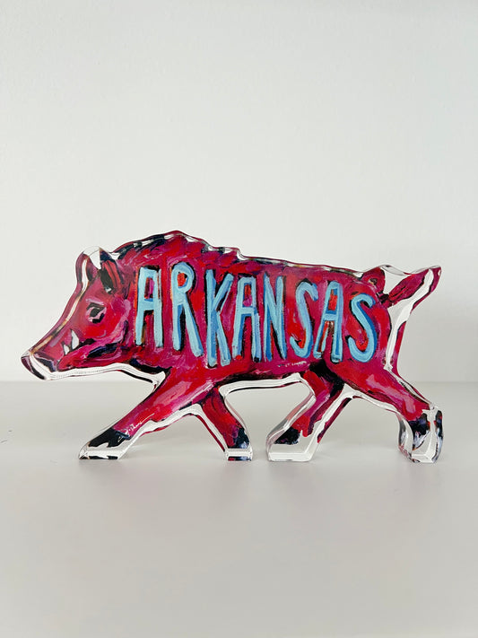 "Arkansas" acrylic shelfie