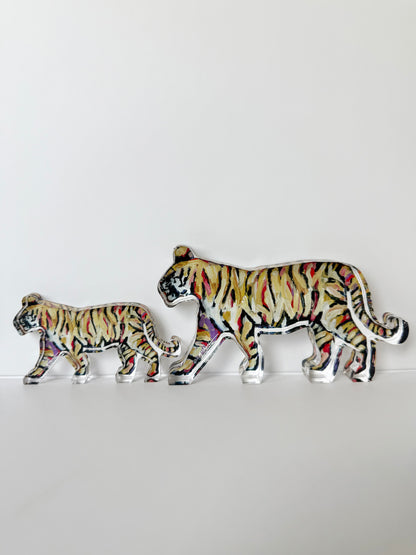 "Tiger Gold" acrylic shelfie