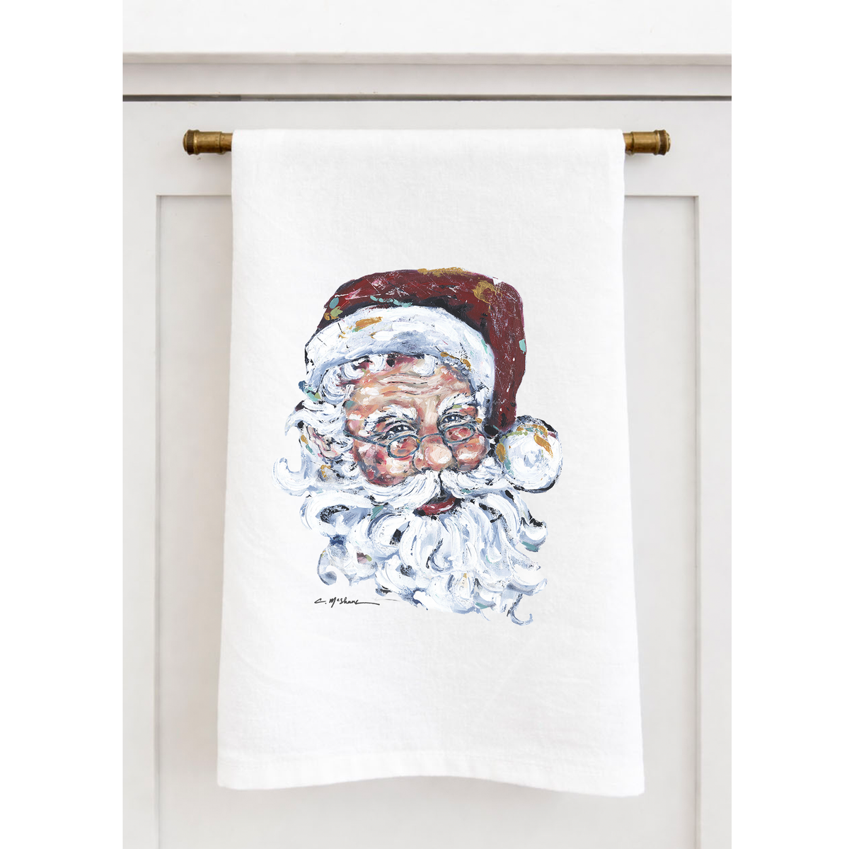 Jolly Ole Soul Santa Tea Towel