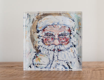 "Secret Santa" acrylic blocks WHOLESALE