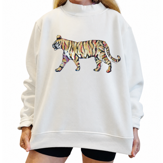 "Tiger Gold & Black" Mock Neck (One Size)