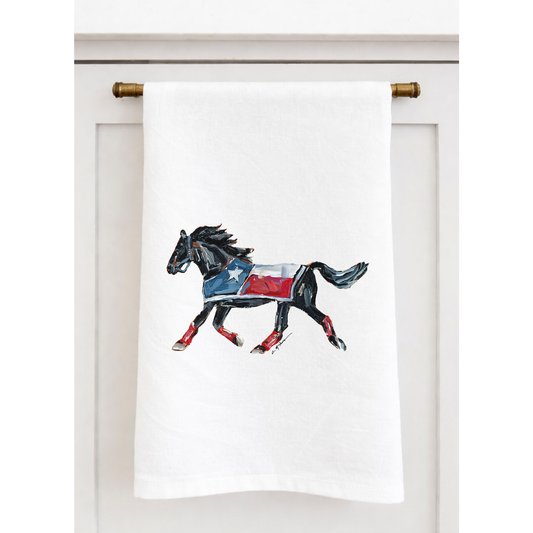 "Mustang" Tea Towel