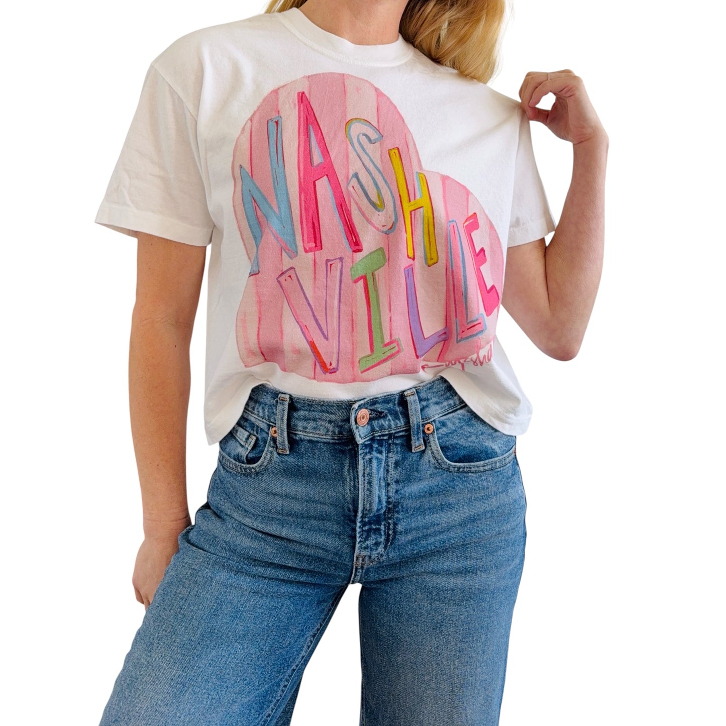 "Nashville Love" Comfort Color Art-T-shirt