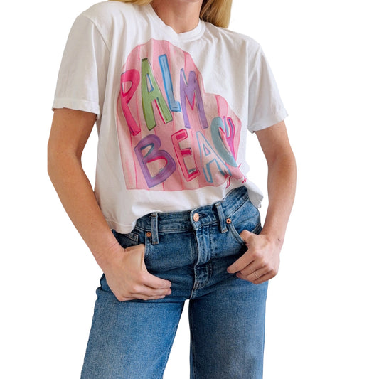 "Palm Beach Love" Comfort Color Art-T-shirt