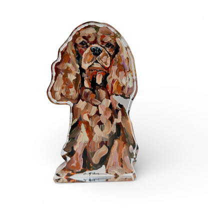 "Cavalier King Charles Ruby" acrylic