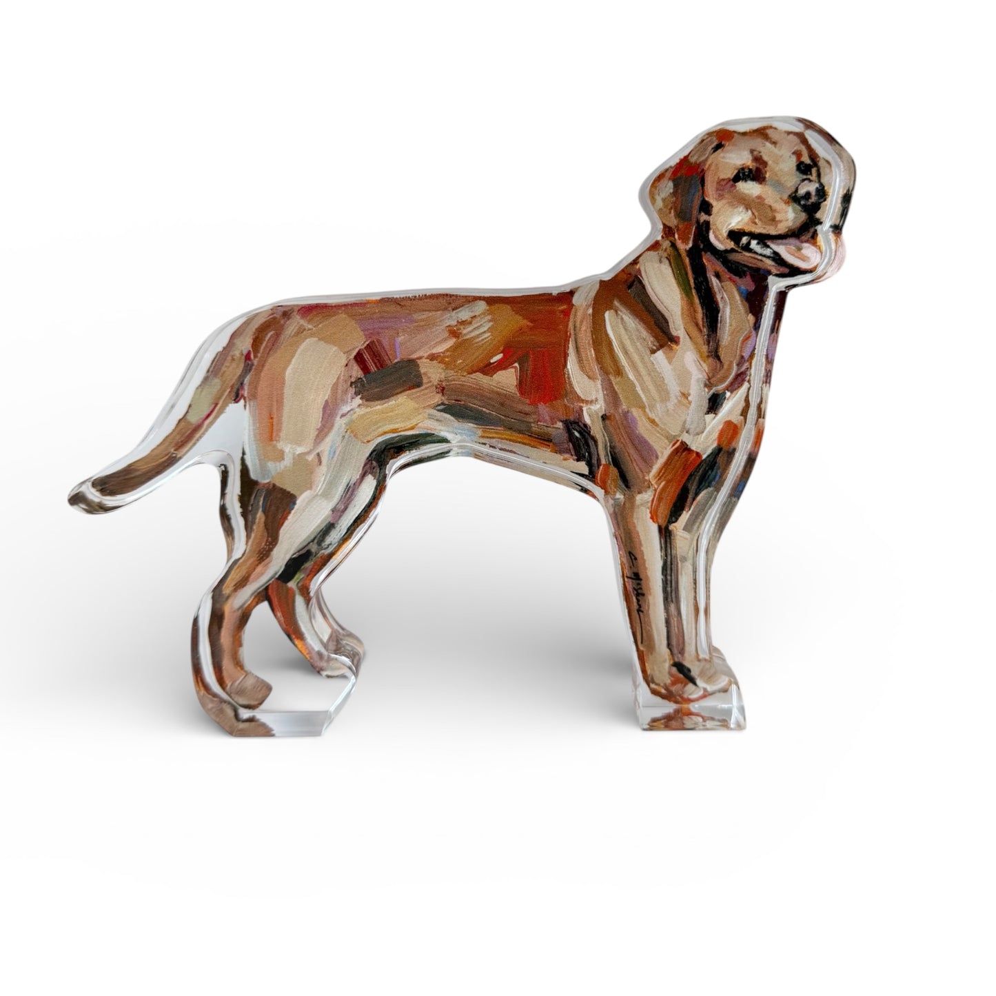 "Lab Red fox" acrylic